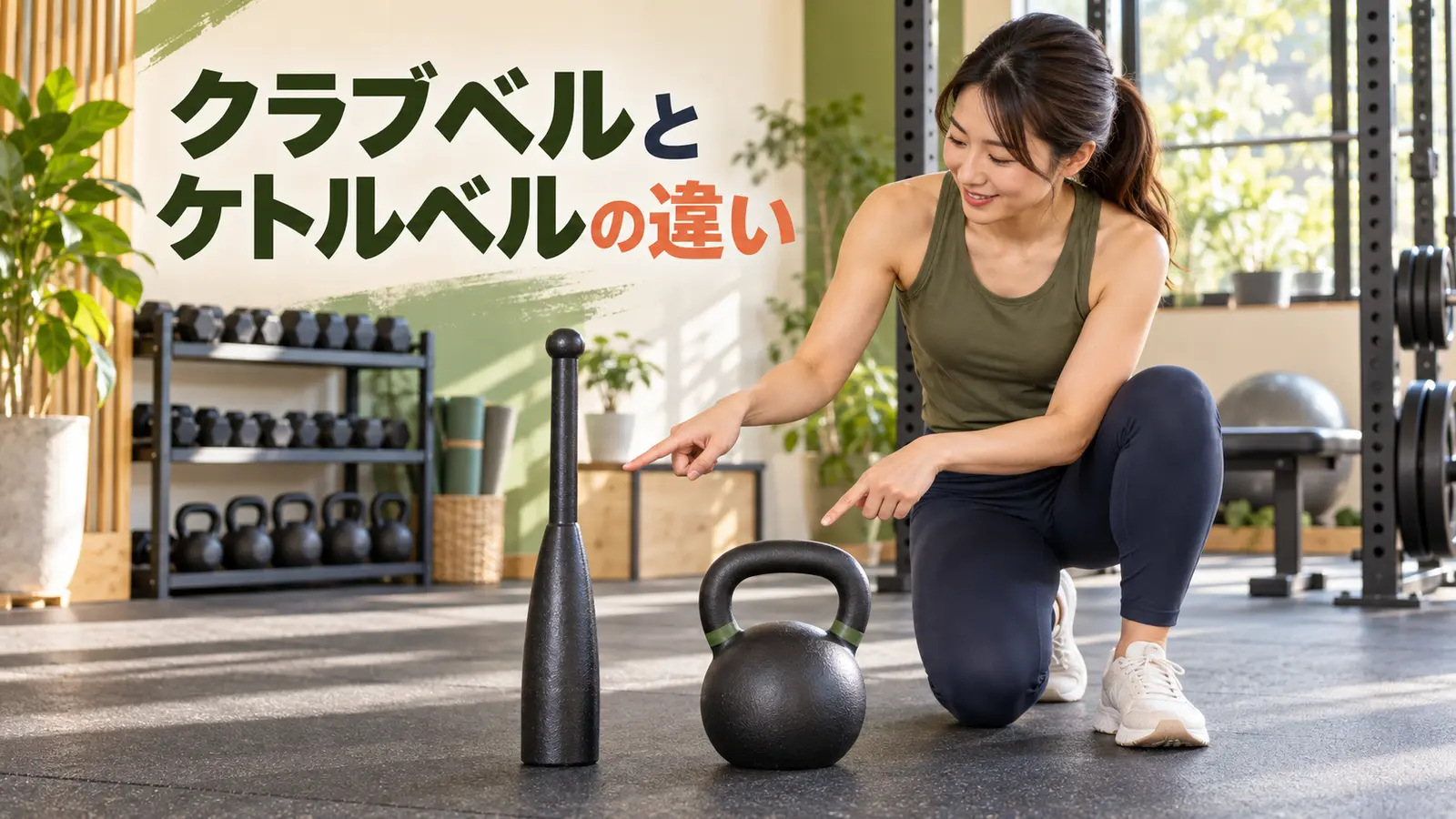 クラブベルとケトルベルの違い