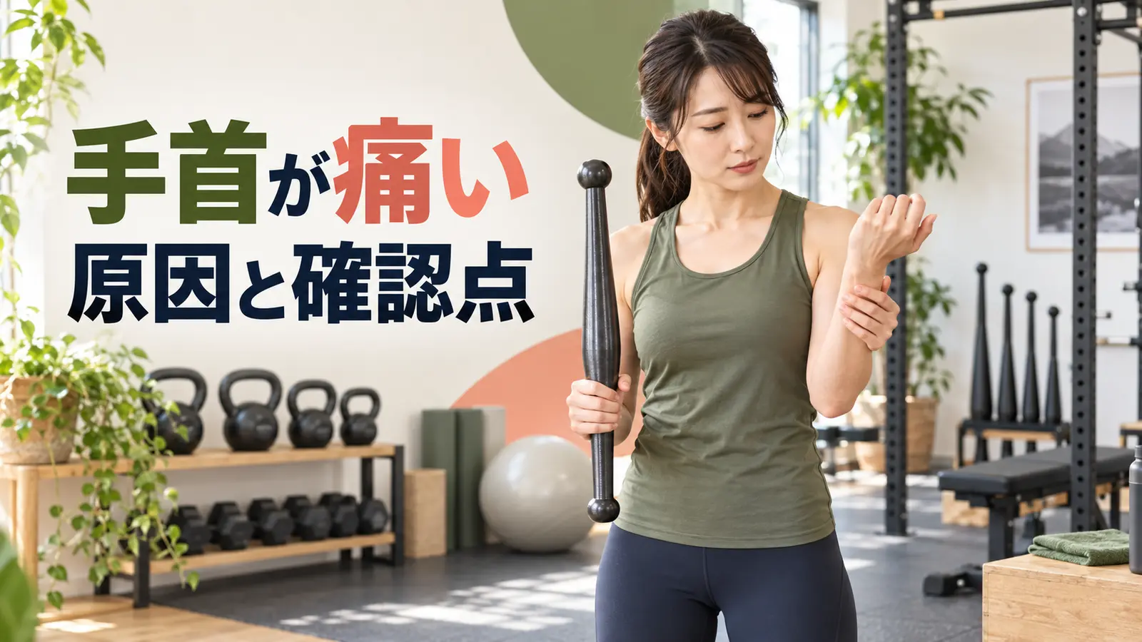 クラブベルで手首が痛いとき