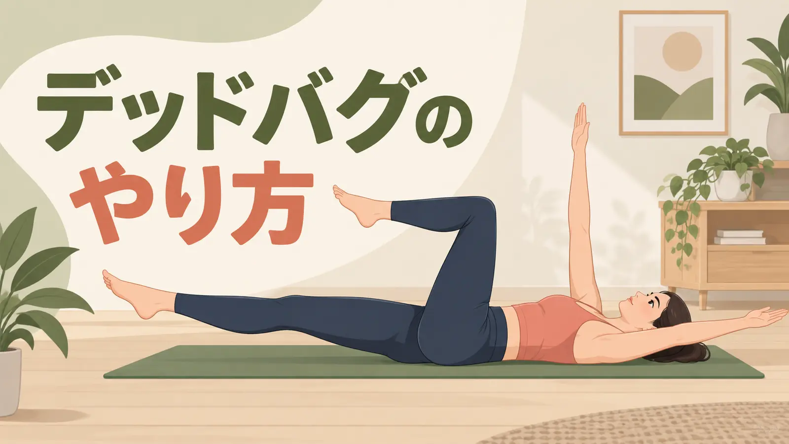 デッドバグの正しいフォーム
