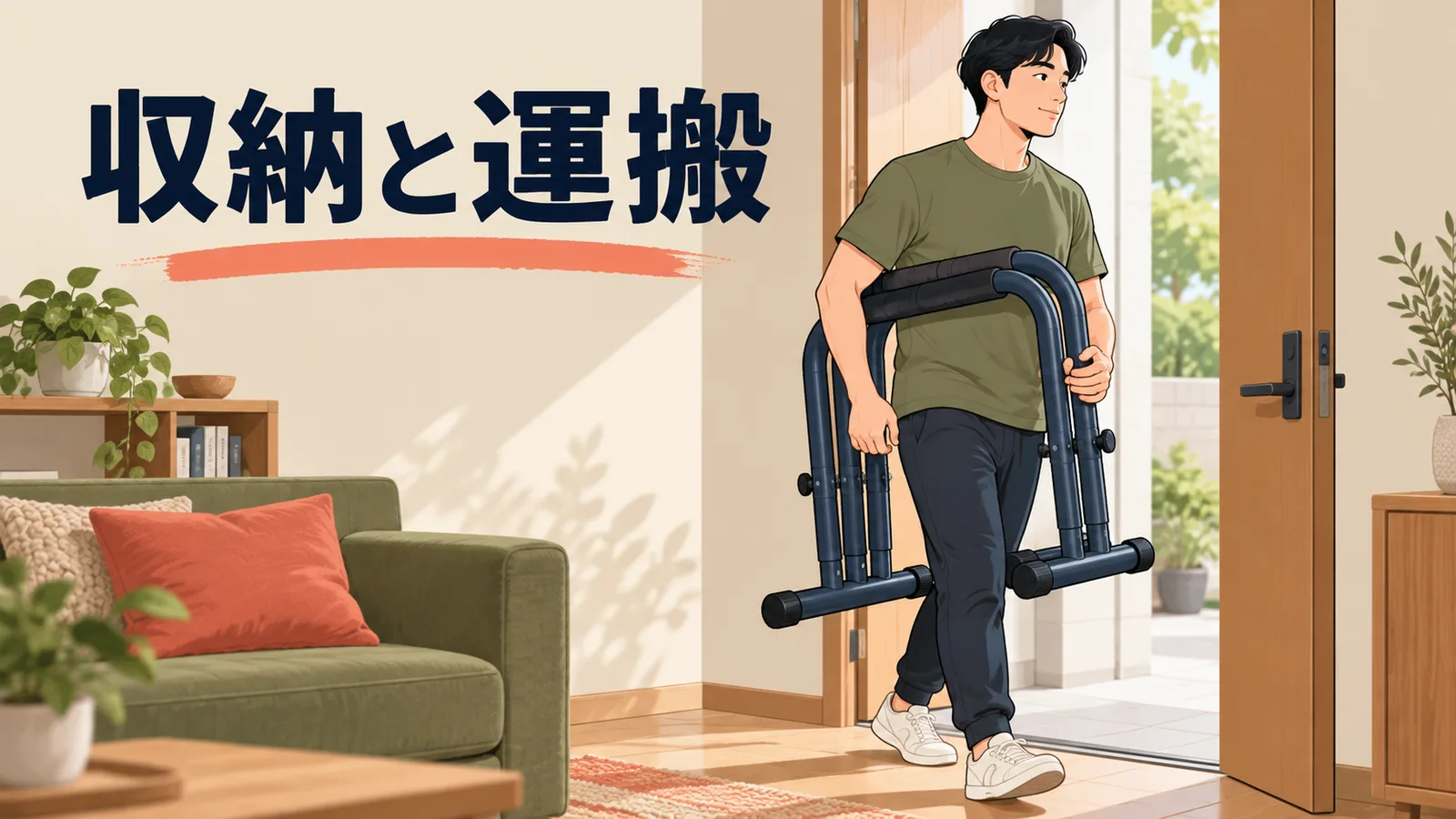 ディップススタンドの収納と運搬 ディップススタンドの収納と運搬