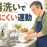 食器洗いで疲れにくい立ち方