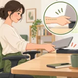 手前に固定したドッキングステーションへ接続する様子
