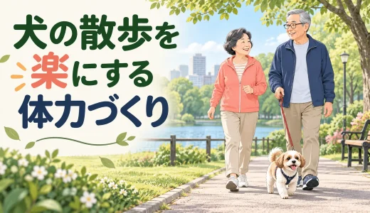 犬の散歩で疲れない体力づくり｜中高年の歩行・リード操作・転倒対策