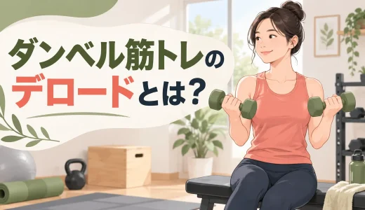 ダンベル筋トレのデロードとは？疲労を抜く軽い週の作り方