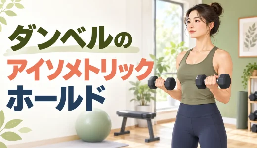 ダンベルのアイソメトリックホールド｜止める時間と安全なやり方