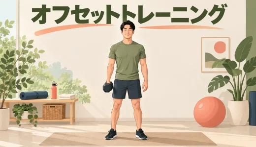 ダンベルのオフセットトレーニングとは？片側負荷のやり方と注意点