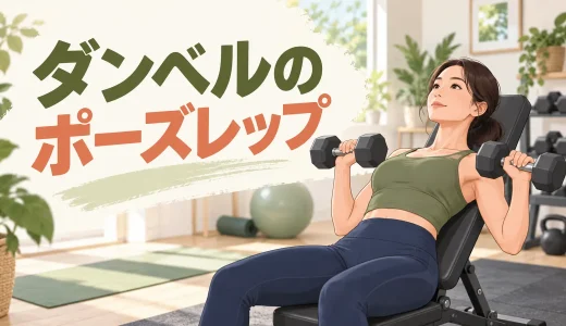 ダンベルのポーズレップ｜止める位置・秒数とフォームのコツ