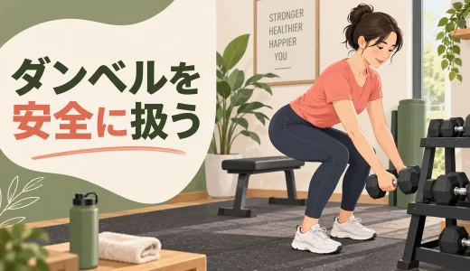 ダンベルを安全に扱う方法｜持ち上げ方・置き方・落下対策