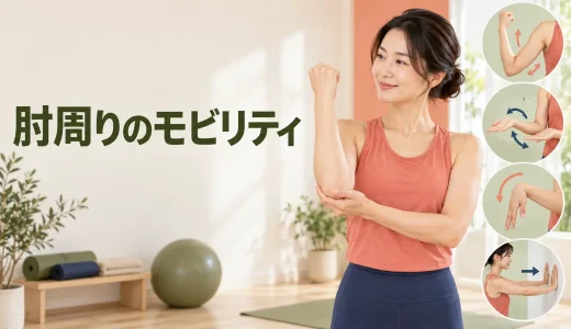 肘周りのモビリティ｜無理に伸ばさず肩・前腕から整える5種目
