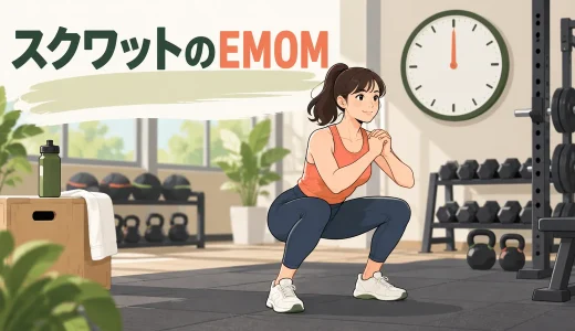 スクワットのEMOMとは？時間設定・重量・回数の組み方