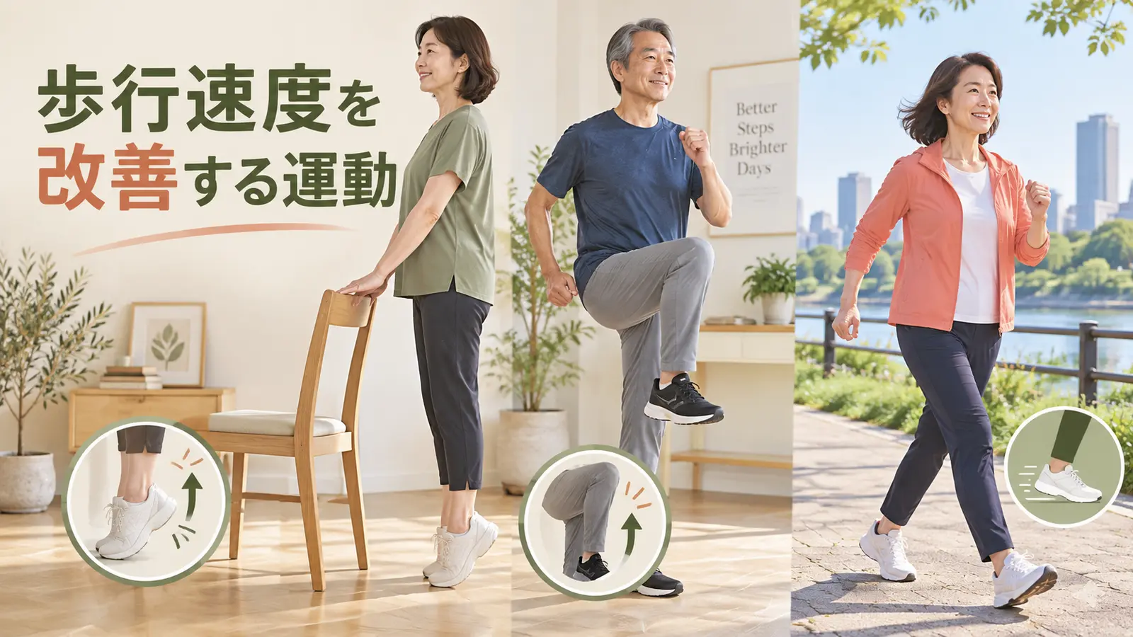 歩行速度を改善する運動のアイキャッチ