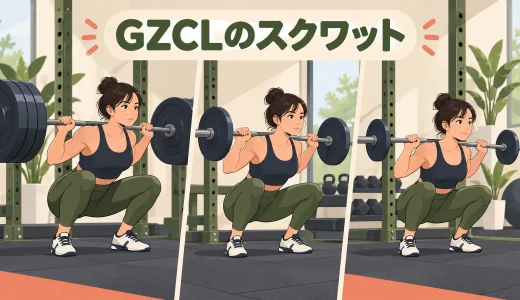 GZCLのスクワット｜T1・T2・T3の重量とセットの考え方