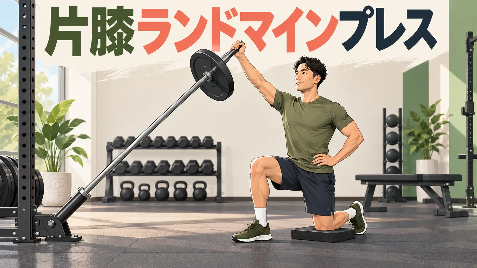 片膝ランドマインプレスのアイキャッチ