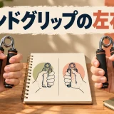 ハンドグリップ左右差のイメージ