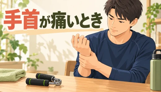 ハンドグリップで手首が痛い原因｜持ち方・負荷と中止目安