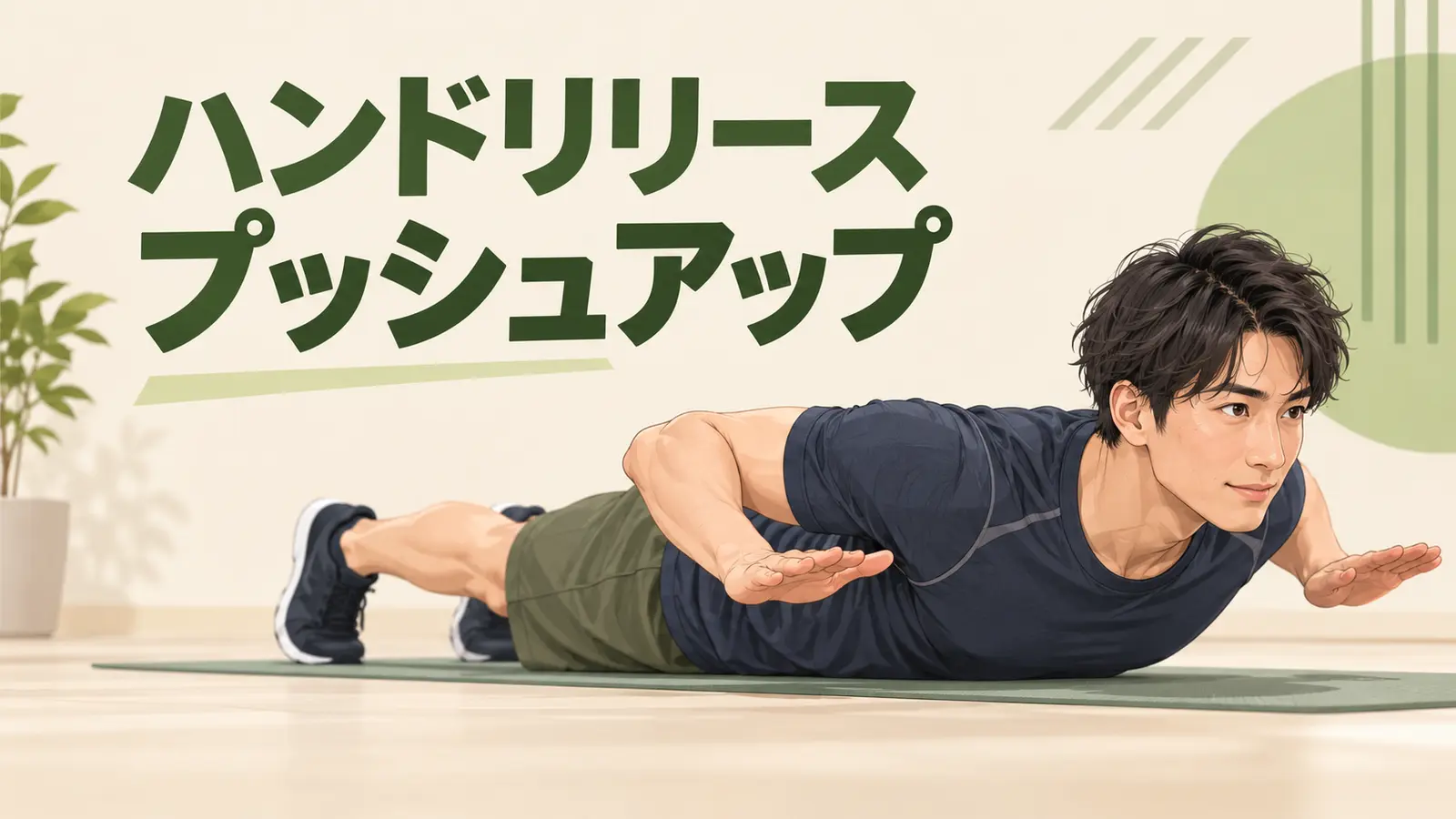 ハンドリリースプッシュアップの正しいフォーム
