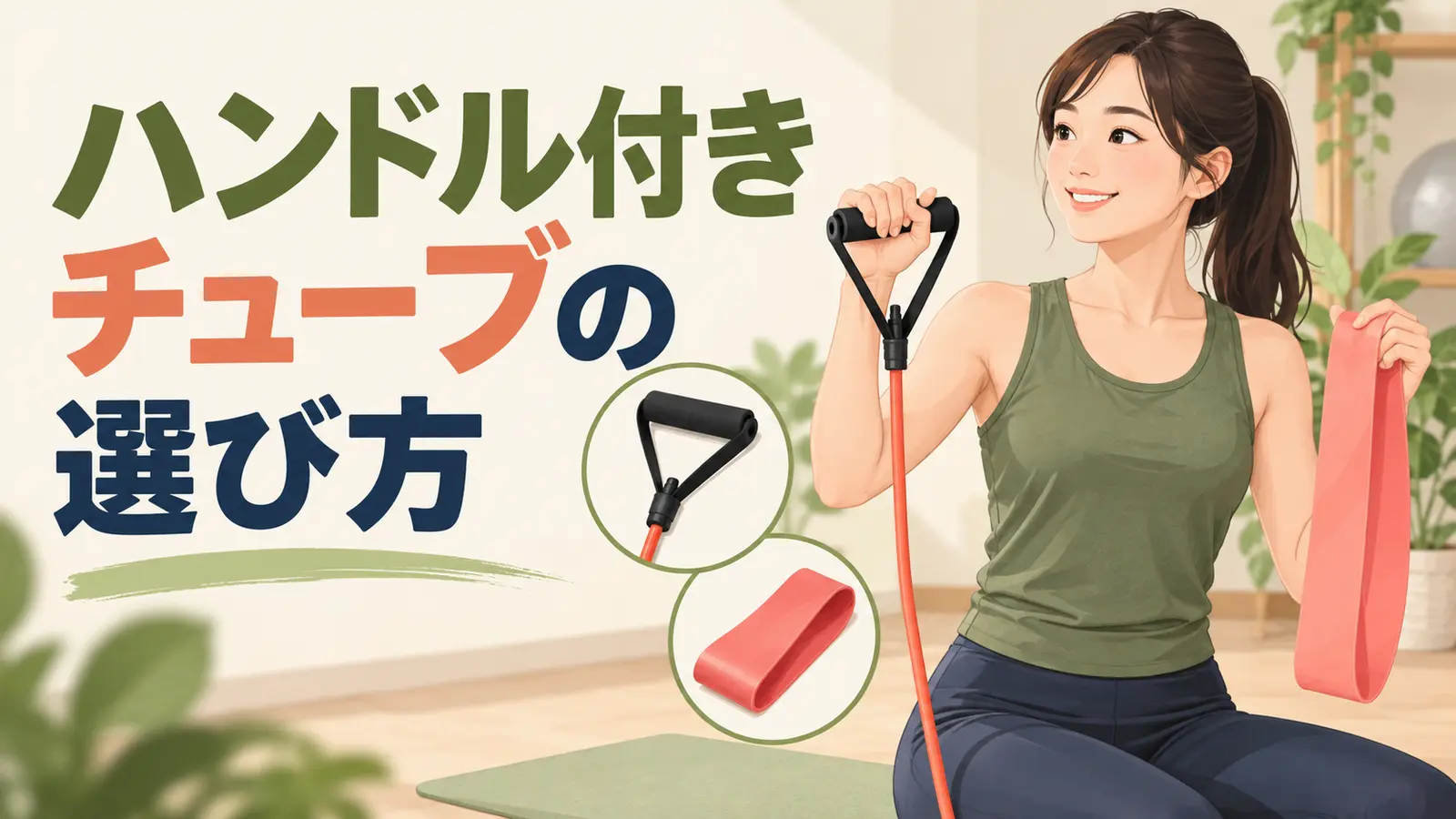 ハンドル付きチューブの選び方を解説するアイキャッチ