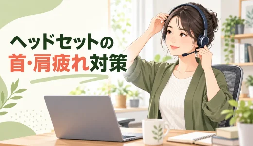 ヘッドセットで首・肩が疲れる原因｜重さ・締め付け・マイク位置の調整