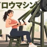 high row machineのフォームを示すイラスト