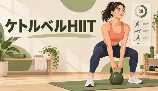 ケトルベルHIITメニュー｜初心者向けの時間設定と安全な組み方