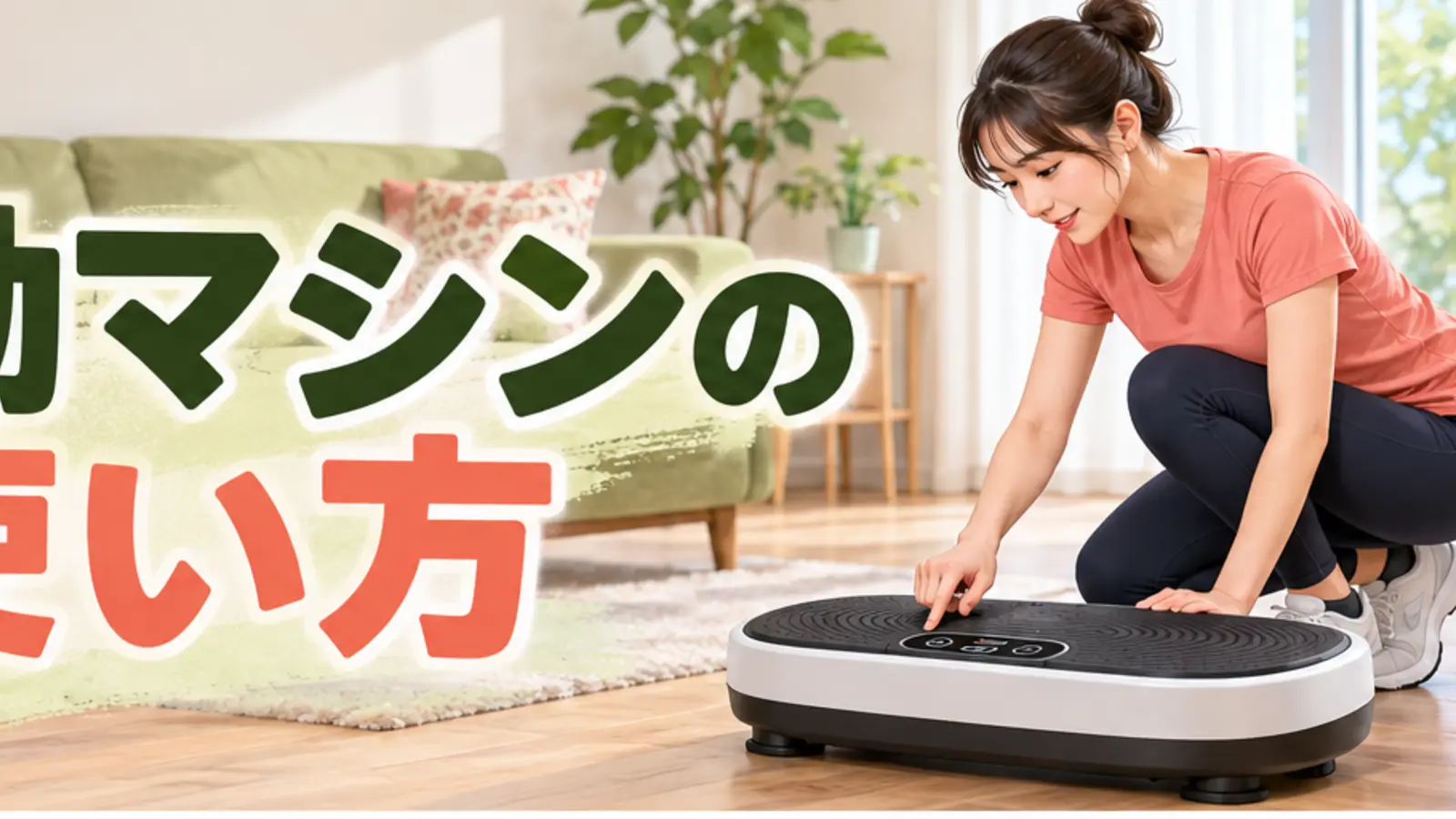 振動マシンの使い方｜初心者が最初に確認する手順