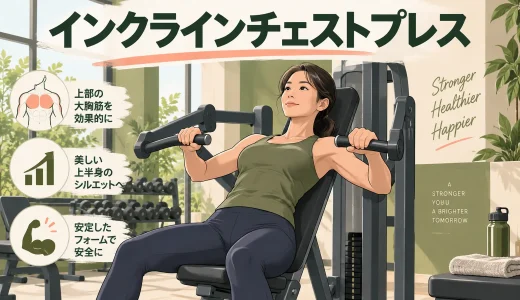 インクラインチェストプレスマシンの使い方｜シート・重量と胸上部に効かせる方法