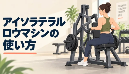 アイソラテラルロウマシンの使い方｜左右差・グリップと背中に効かせるコツ