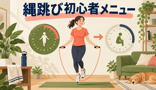縄跳び初心者メニュー｜無理なく続ける段階別トレーニング