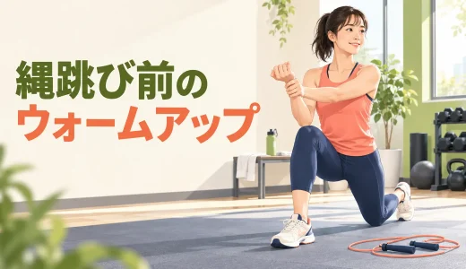 縄跳び前のウォームアップ｜足首・ふくらはぎ・手首を準備する5分メニュー