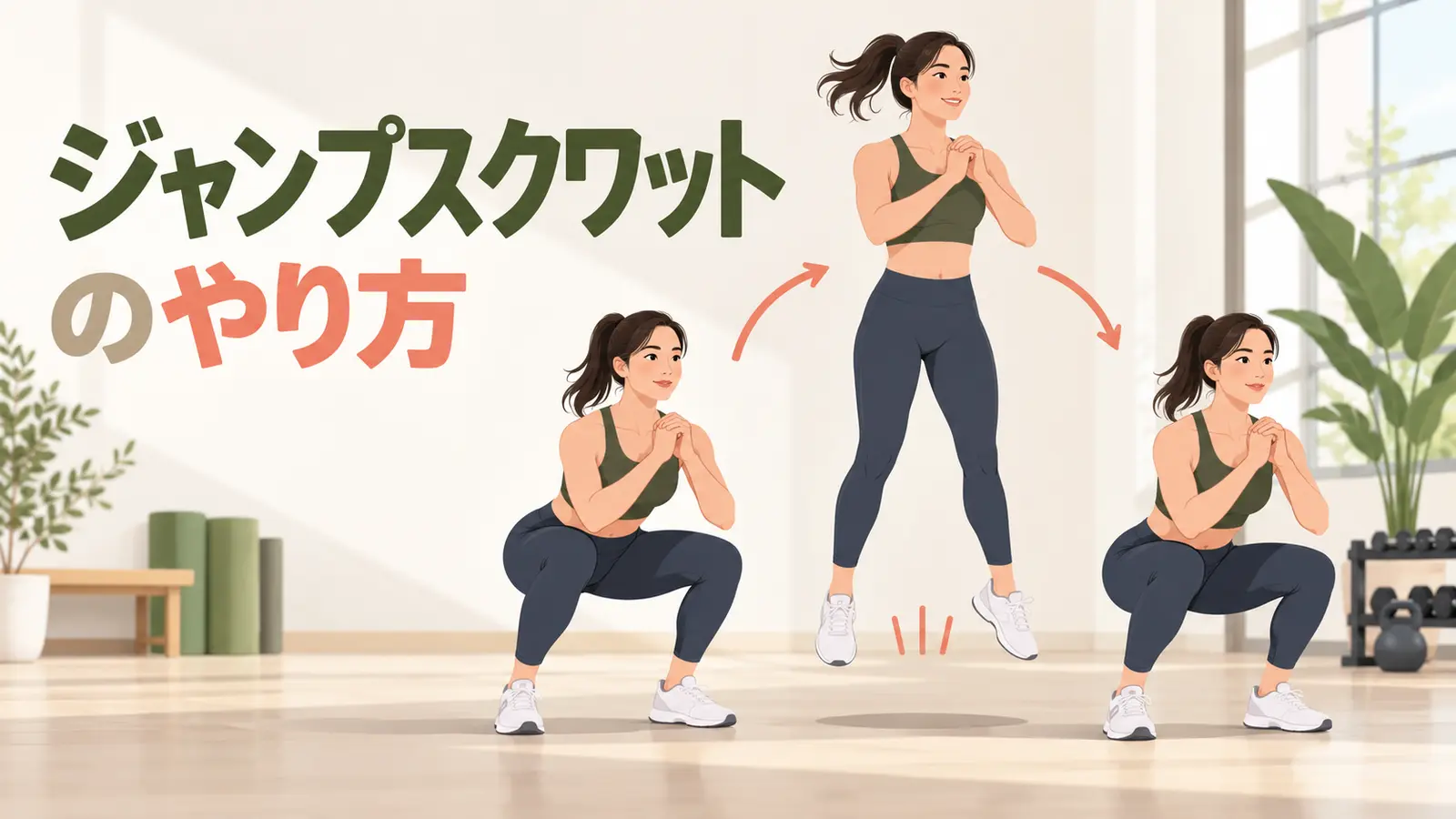 ジャンプスクワットのアイキャッチ