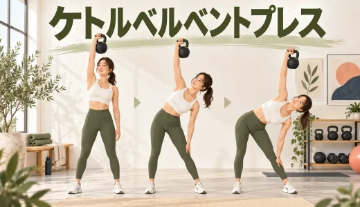 ケトルベルベントプレスのやり方｜肩と体幹を連動させるフォーム
