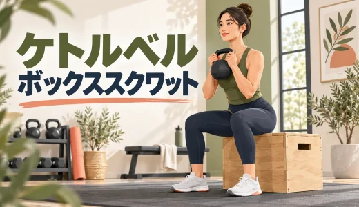 ケトルベルボックススクワットのやり方｜箱の高さと座り方を解説