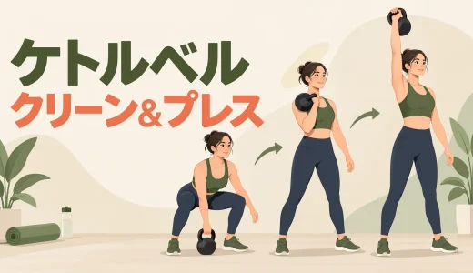 ケトルベルクリーン＆プレスのやり方｜全身を連動させる手順
