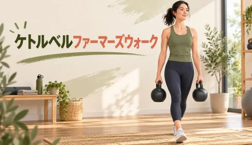 ケトルベルファーマーズウォークのやり方｜姿勢・距離・握り方