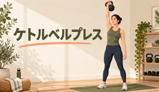 ケトルベルプレスのやり方｜肩をすくめないフォームと重量・回数
