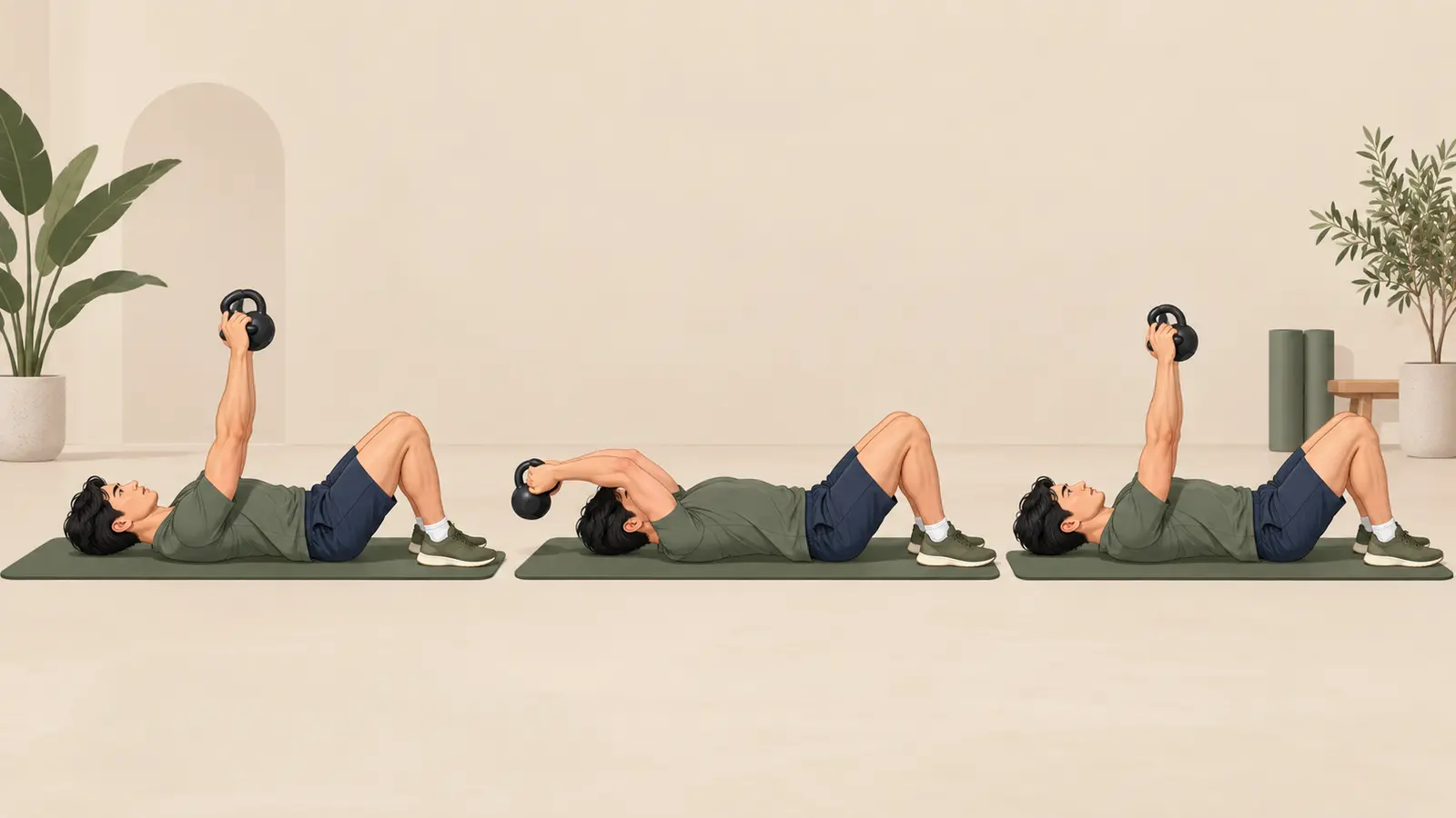 安全な可動域で行うプルオーバー