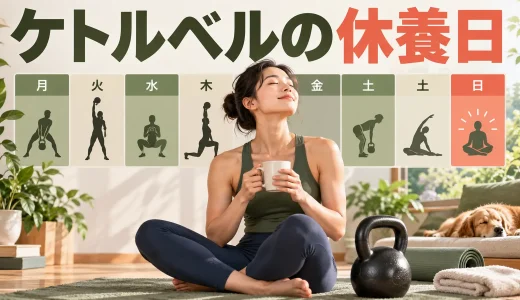 ケトルベルの休養日は何日必要？｜頻度と回復の決め方
