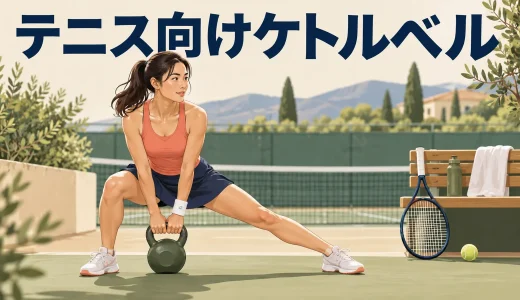 テニス向けケトルベルトレーニング｜切り返しと体幹を支える補強