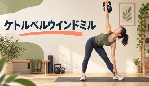 ケトルベルウインドミルのやり方｜股関節・肩のフォームと注意点