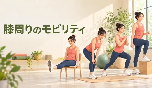 膝周りのモビリティ｜膝をひねらず足首・股関節から整える5種目