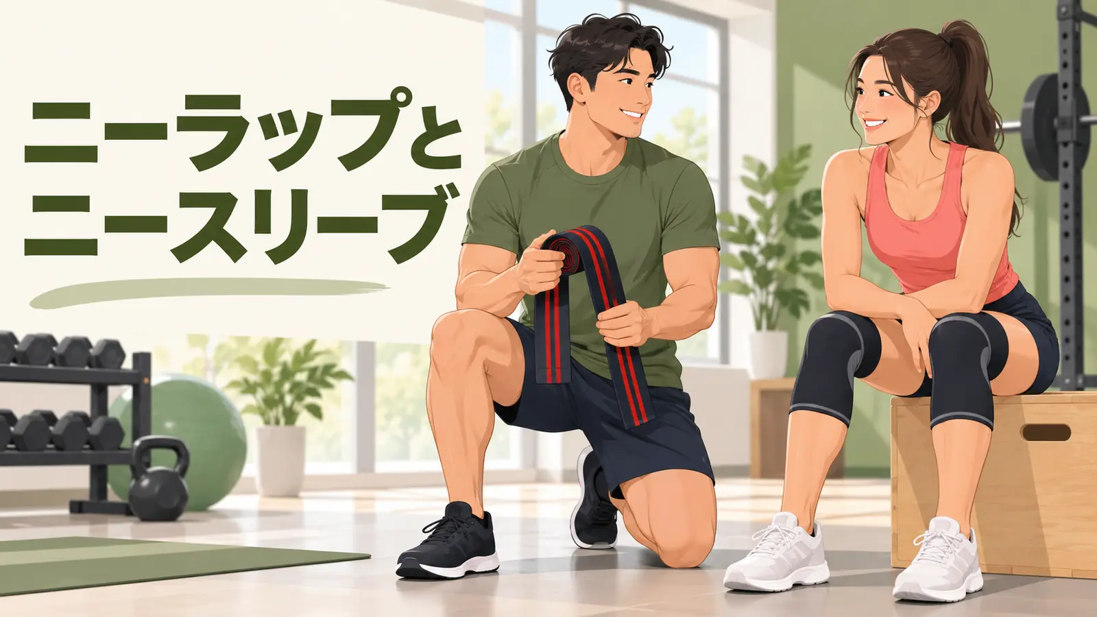 ニーラップとニースリーブのアイキャッチ