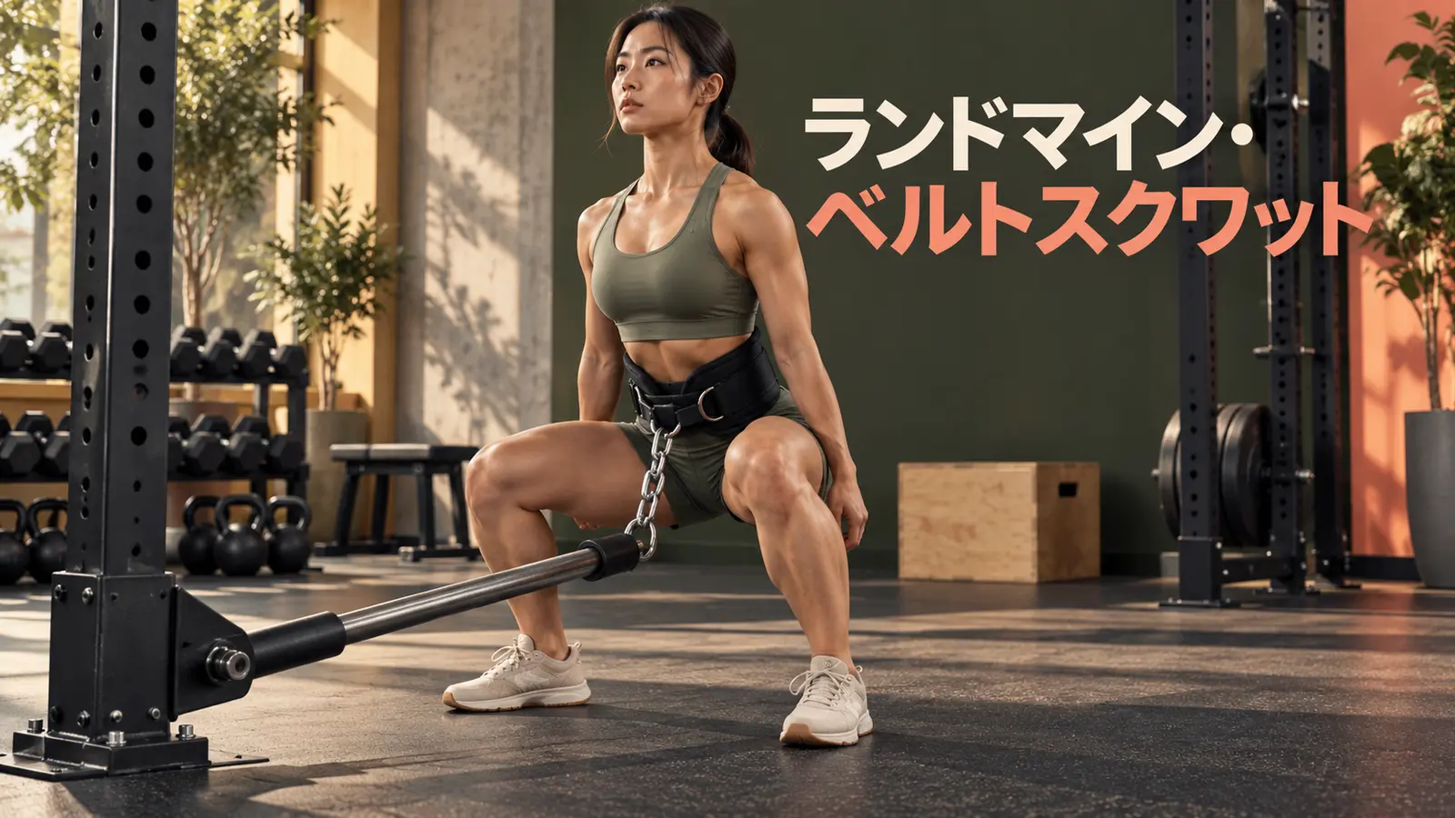 ランドマイン・ベルトスクワットのやり方のアイキャッチ