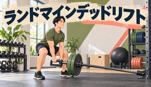 ランドマインデッドリフトのやり方｜構え・重量・腰を守るフォーム