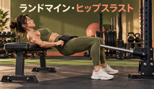 ランドマイン・ヒップスラスト｜バー位置・ベンチ・お尻への効かせ方