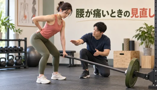 ランドマインで腰が痛い原因｜反り・前傾・重量の見直し方