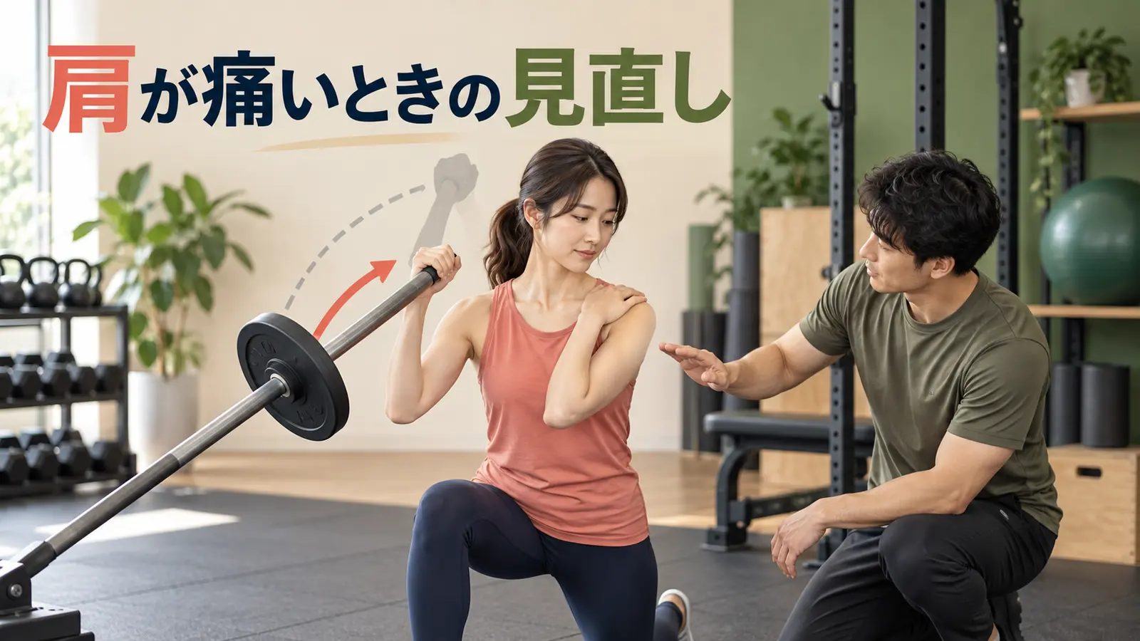 ランドマインで肩が痛いときの見直しを示すアイキャッチ