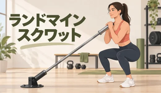 ランドマインスクワットのやり方｜持ち方・重量・効く筋肉