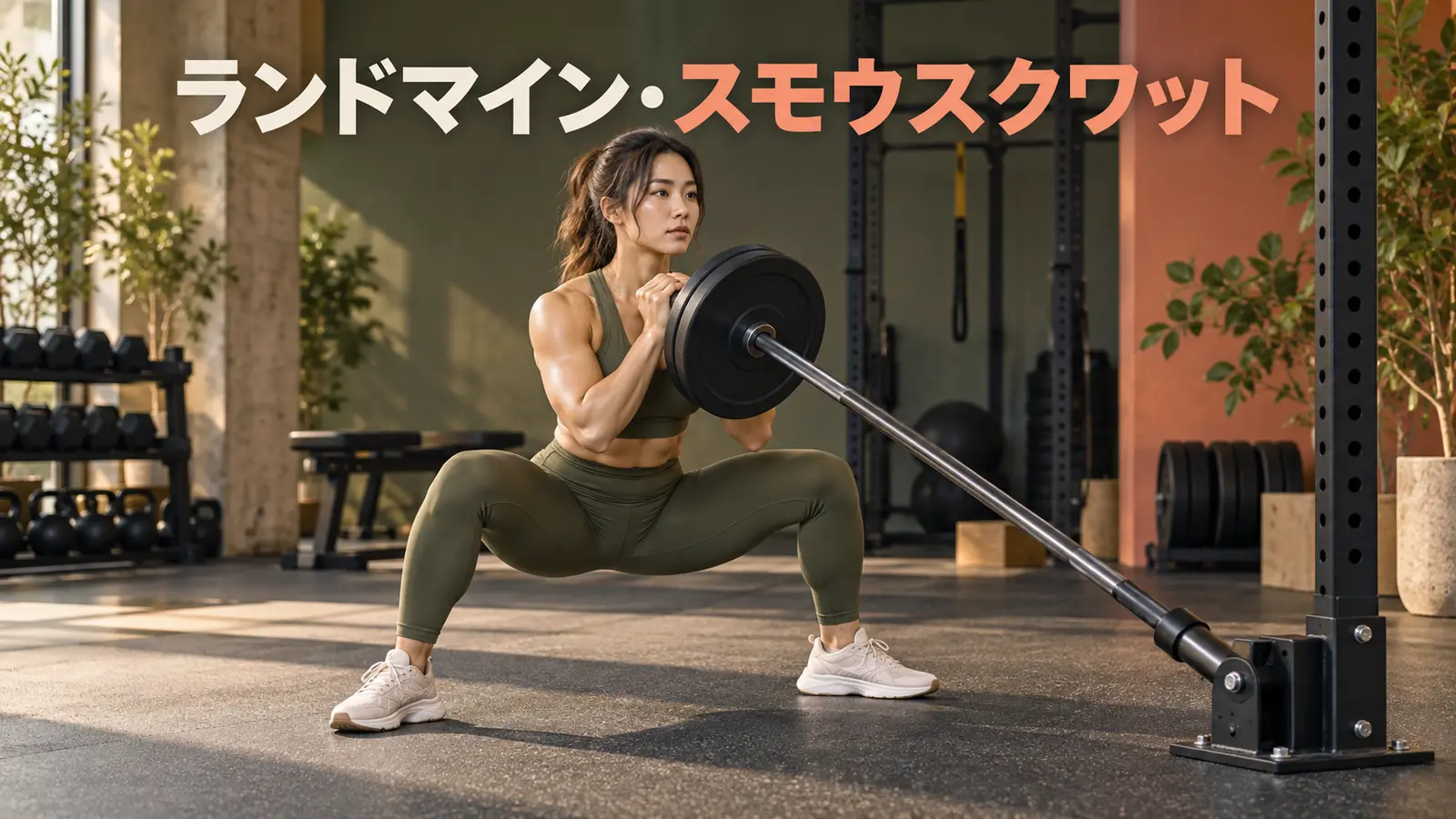 ランドマイン・スモウスクワットのやり方のアイキャッチ