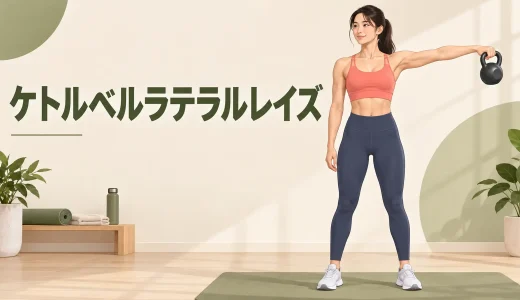 ケトルベルラテラルレイズのやり方｜肩の横に効かせるフォームと注意点
