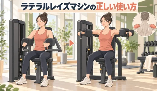 ラテラルレイズマシンの使い方｜シート・肘位置と肩に効かせるコツ